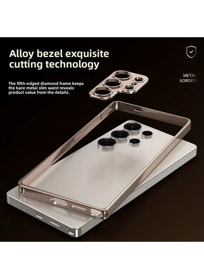 حالة تبريد إطار سبيكة الألومنيوم الذهبي لجهاز Samsung Galaxy S24 Plus - Image 2